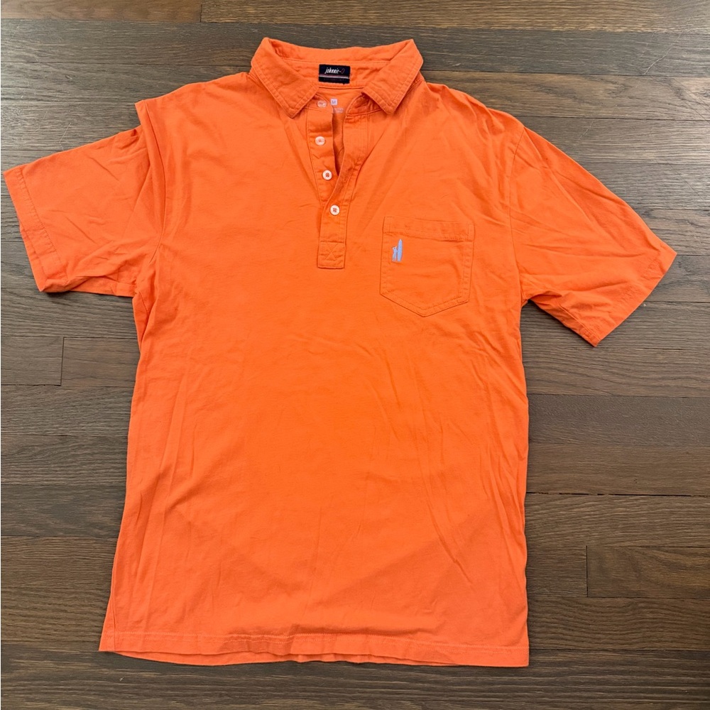 Johnny-O Men’s Polo Shirt Orange Sunburst | Size M